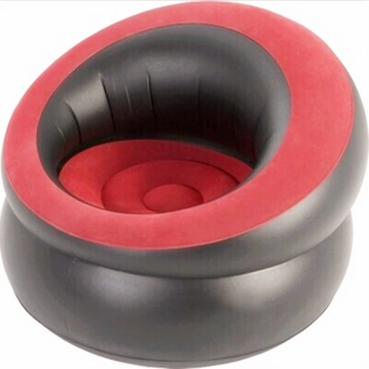 ASTM En71 Promotional PVC Flocking Inflatable Sofa Furniture