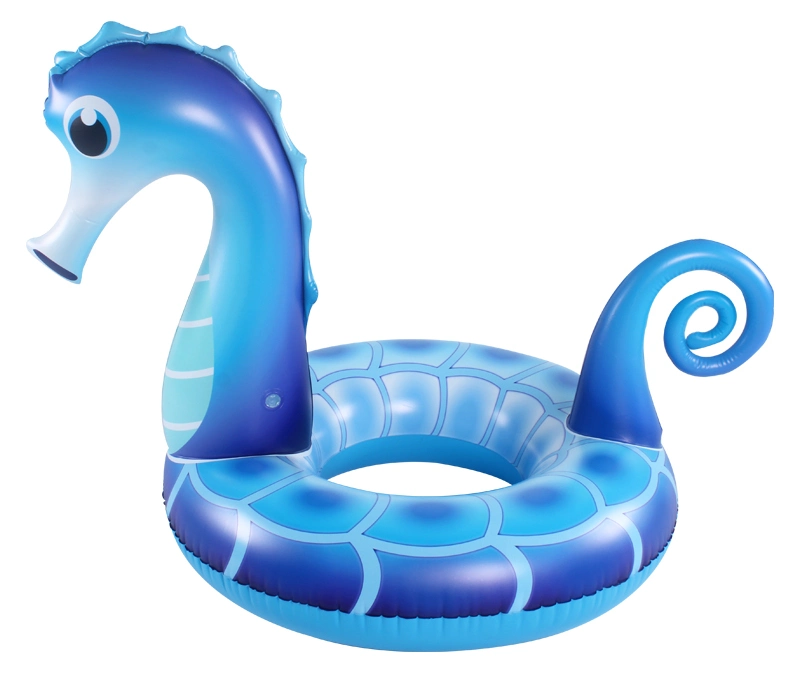 Inflatable Seahorse Swim Rings Pool Float Loungers