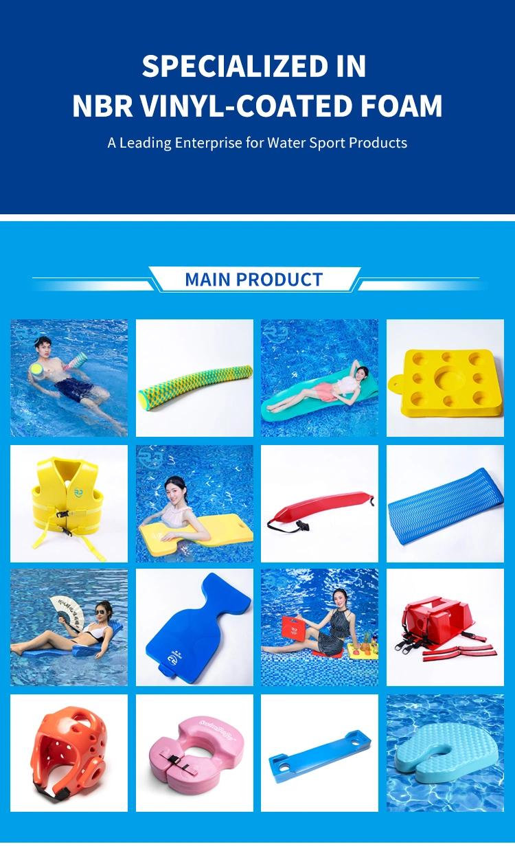 Water Park Kid Adult NBR PVC Vinyl Coated Cell Foam Swimming Pool Float Neck Head Ring for Aqua Fitness Sports Gear