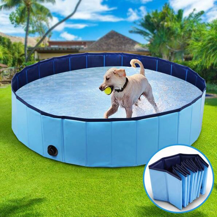Foldable Dog Swimming Pools Pet Bath Collapsible Pool for Kids
