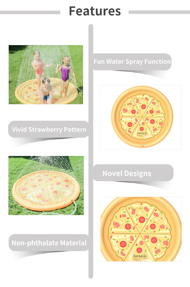 Low MOQ Sprinkler Pad Splash Play Mat Inflatable Water Splash Mat for Kids