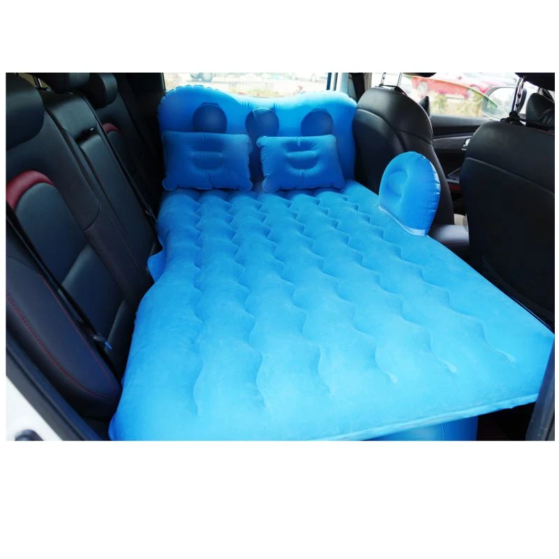 Car Backseat Inflatable Bed Car Air Mattress Comfortable Sleep Bed with Pillow Bedroom Furniture Home Furniture