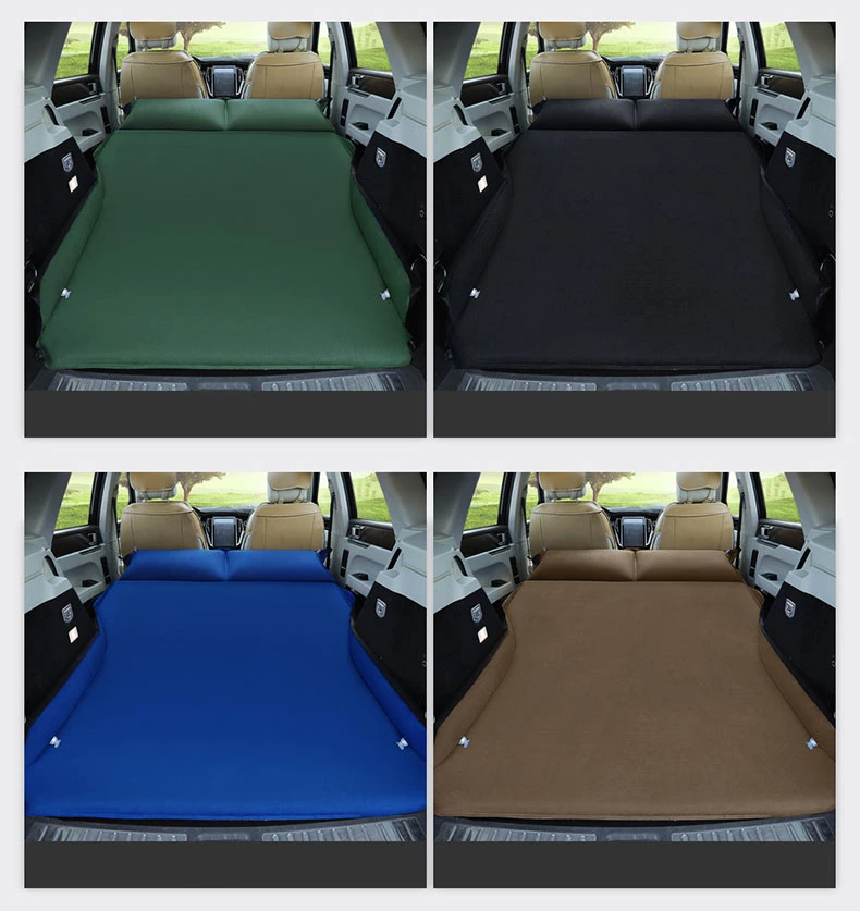 China New Travel Outdoor Camping Wave Design Car Mattress Inflatable Air Bed