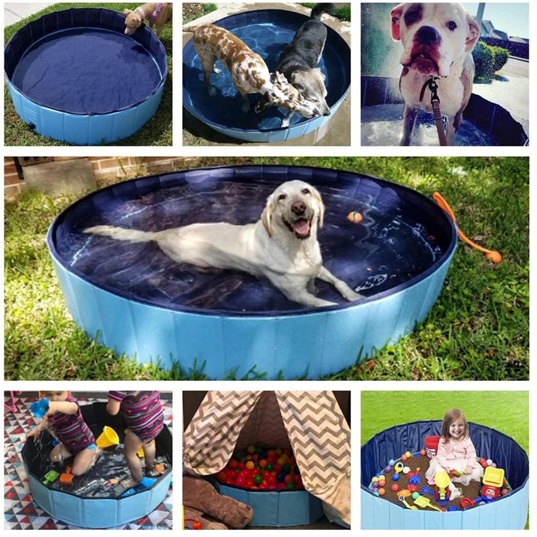Cool Summer Funny Pet Bath Pool, PVC Inflatable Dog Pet Swimming Pool