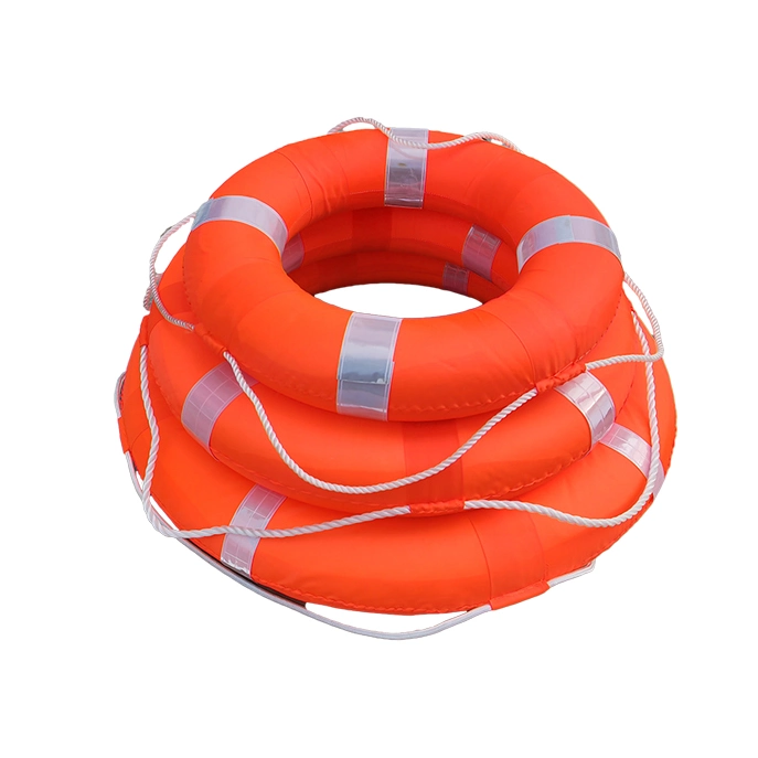 Cheap Swimming Ring in Foam with Perimeter Rope and Fluorescent Reflective Strip