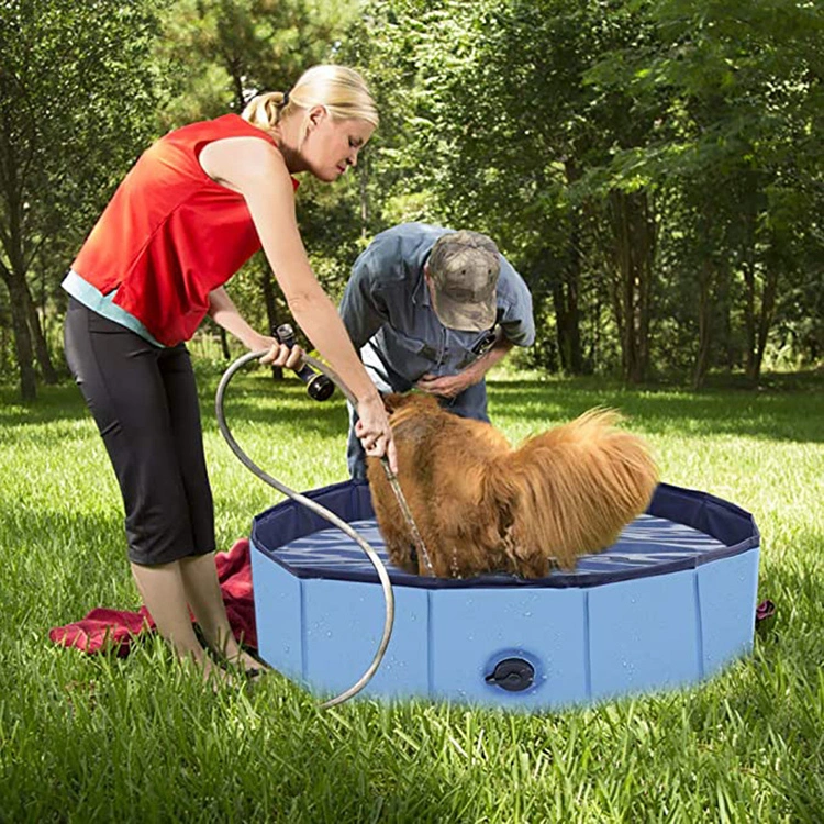 Foldable Dog Swimming Pools Pet Bath Collapsible Pool for Kids
