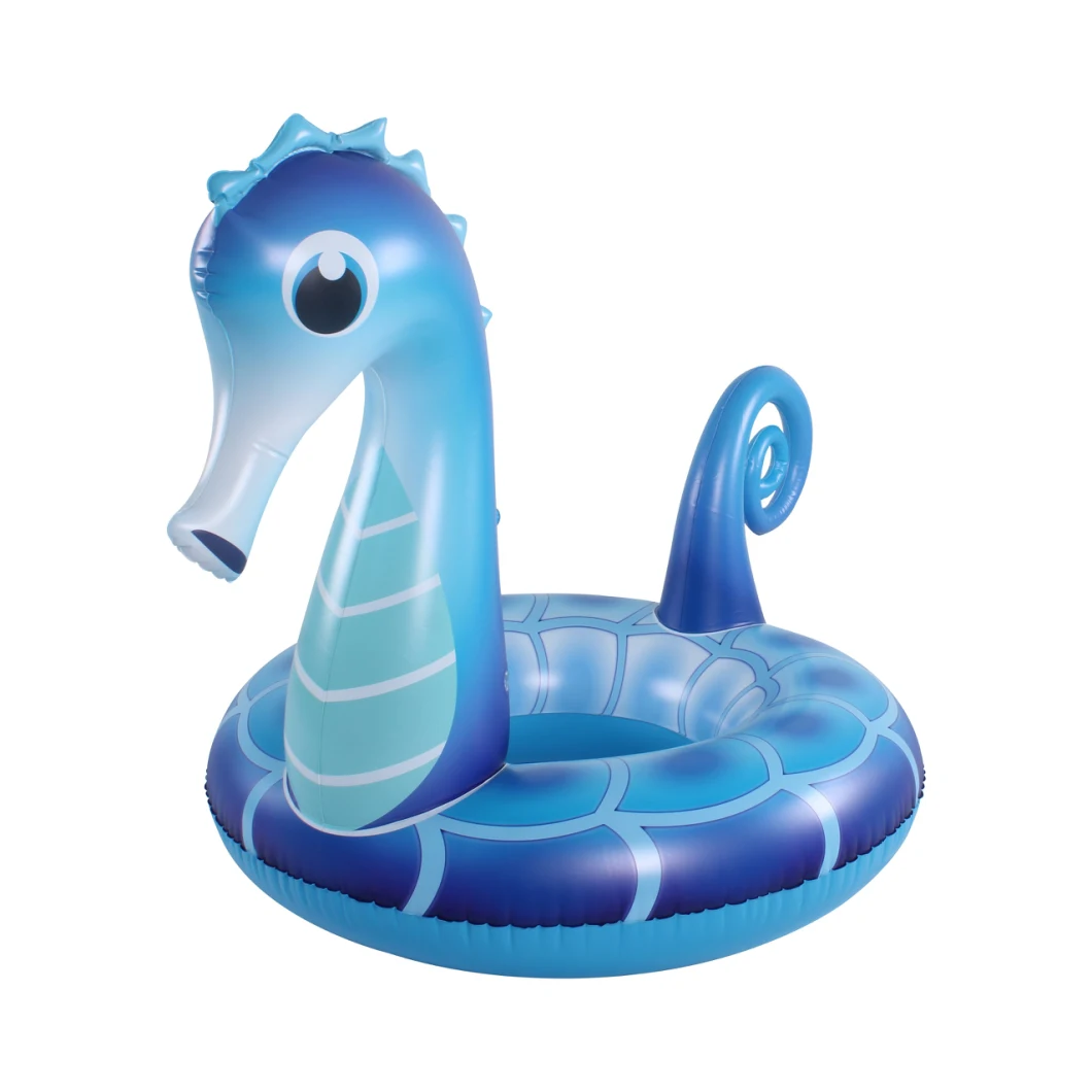 Inflatable Seahorse Swim Rings Pool Float Loungers
