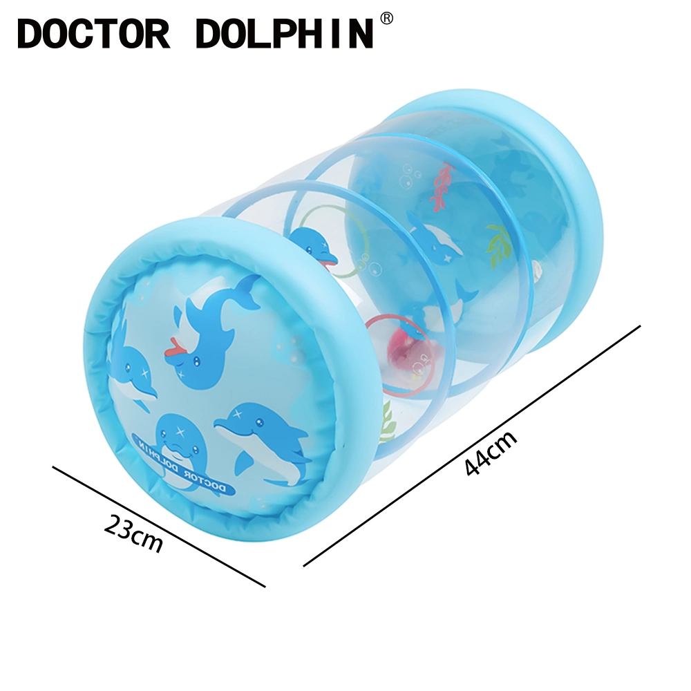 Inflatable Indoor Baby Toys Dolphin Crawling Roller
