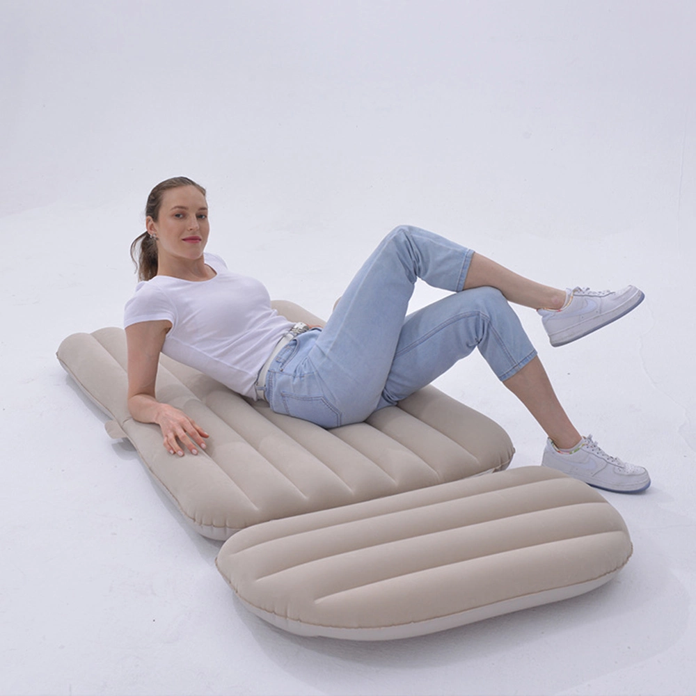 Inflatable PVC Flocking Air Bed for Car Travel