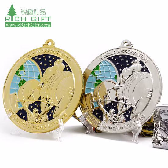Médaille de course de bonhomme de neige d'hiver en alliage d'or 5K, médaille de défi de course athlétique en or 5K avec finisseur