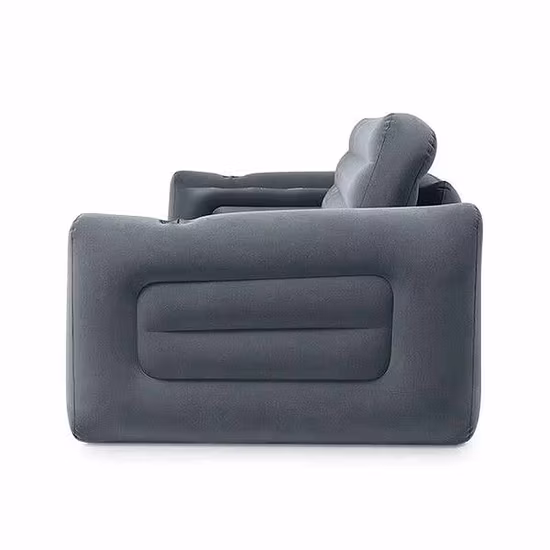 Nouveau canapé gonflable de lit d'air de voiture de matelas gonflable de flocage de PVC de vente chaude