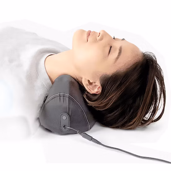 Pression de sac gonflable Chauffage vibrant Pétrissage des tissus profonds Voyage Shiatsu Oreiller de massage du dos, du cou et des épaules