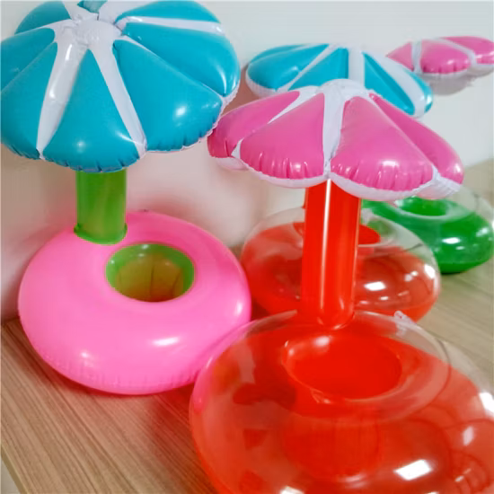 Anneau gonflable adapté aux besoins du client de piscine de flotteur de support de flotteur de piscine de flamant de PVC