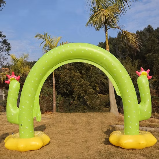 Grand arc-en-ciel gonflable arroseur d'eau jouets d'eau extérieurs pour les tout-petits jouets d'arrosage arc-en-ciel en plein air